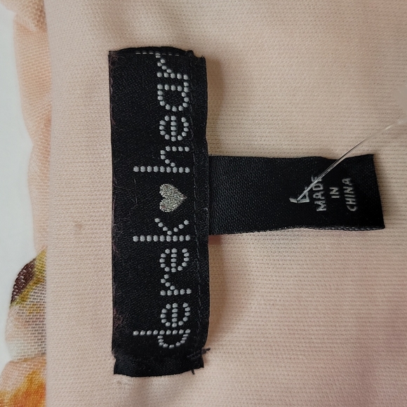 Derek Heart Pink Floral Dress SZ L - Picture 9 of 10